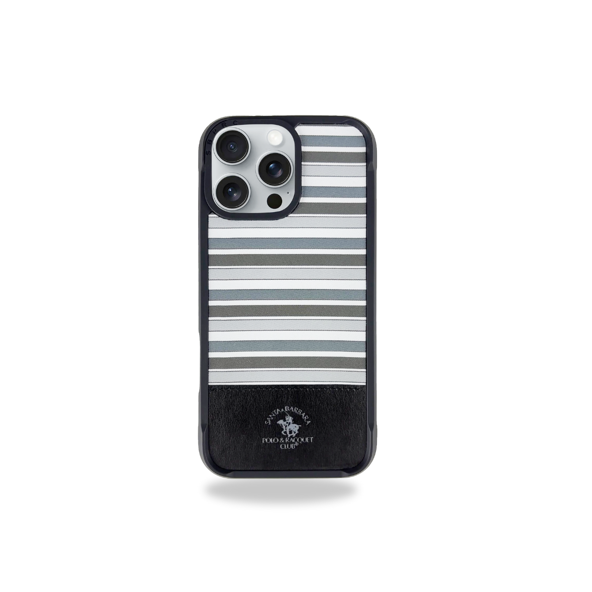 Protective Apple iPhone Back Cover - Santa Barbara Polo Raquet Club ISAAC Series for iPhone 16 Pro Max (Black)