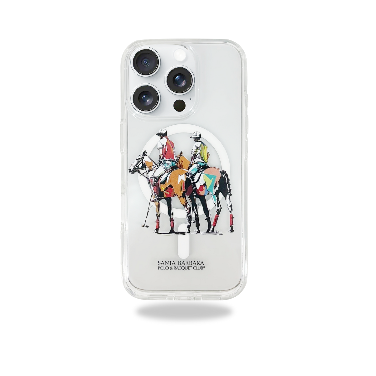 Protective Apple iPhone Back Cover - Santa Barbara Polo Raquet Club Willie Series for iPhone 16 Pro (Transparent)
