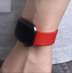Woven Nylon Braided Solo Loop for Apple Watch [42/44MM] - Red Mobile Case by CoverMeUp