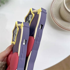 3D Bow Star Magic Wand Rubber Silicone Case