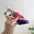 3D Bow Star Magic Wand Rubber Silicone Case Mobile Case by CoverMeUp - Style 3