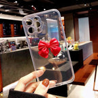 3D Cute Bow Custom Slim Soft Case Mobile Case by CoverMeUp - Style 2