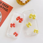 3D Cute Bow Custom Slim Soft Case Mobile Case by CoverMeUp - Style 5