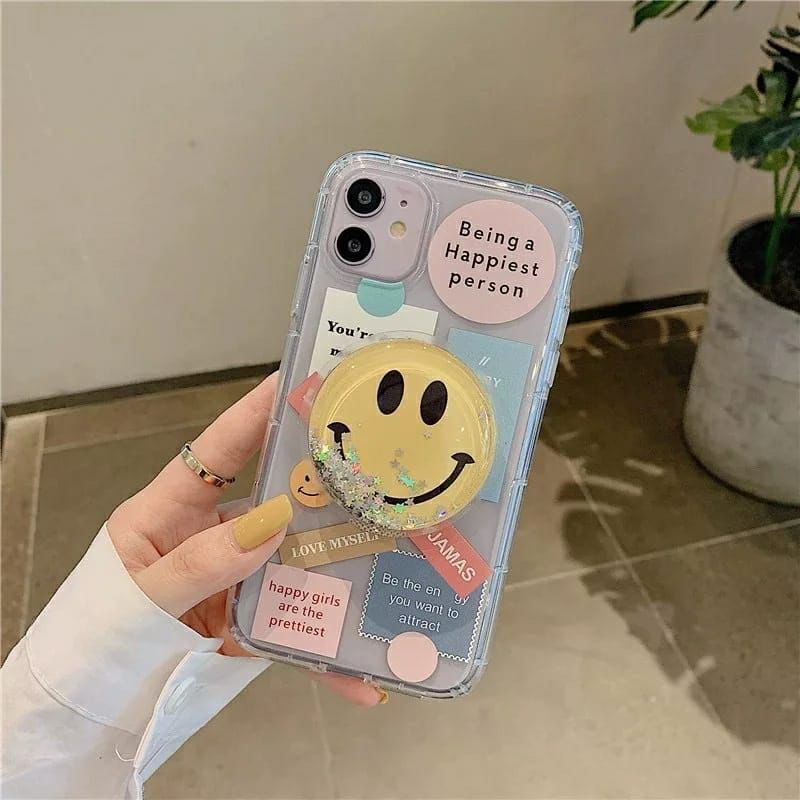 Positive Quotes Liquid Phone Holder Custom Slim Soft Case Mobile Case by CoverMeUp - Style 3