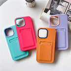 Protective Apple iPhone Back Cover - Card Holder iPhone Dual Coverage Soft Case - Style 5
