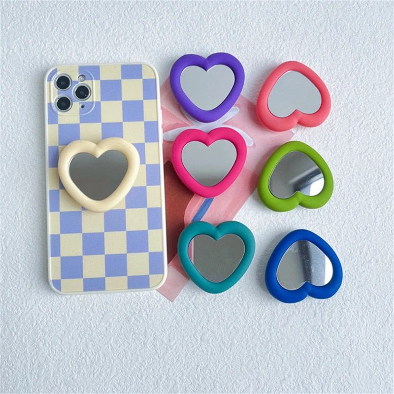 Heart Mirror Bracket Phone Holder Mobile Case by CoverMeUp