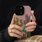 Samsung Cactus Floral Flower Textured Silicone Cases Mobile Case by CoverMeUp - Style 4