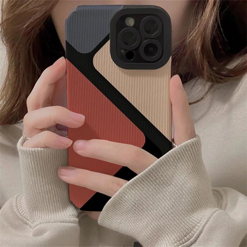 Samsung Classy Geometric Textured Silicone Case Mobile Case by CoverMeUp - Style 2