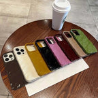 Protective Apple iPhone Back Cover - New Glossy Candy Wrinkle Textured iPhone Silicone Case - Style 2