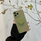 Protective Apple iPhone Back Cover - Vintage Classy Matte Bracket Holder iPhone Silicone Rubber Case - Style 5