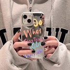 Protective Apple iPhone Back Cover - iPhone Mirror Positive Motivational Quote Case