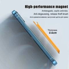 Magsafe Magnetic Luxury Leather Credit Card Holder Wallet Case