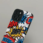 Protective Apple iPhone Back Cover - Zap Cool Textured iPhone Soft Silicone Case - Style 2