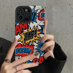 Protective Apple iPhone Back Cover - Zap Cool Textured iPhone Soft Silicone Case