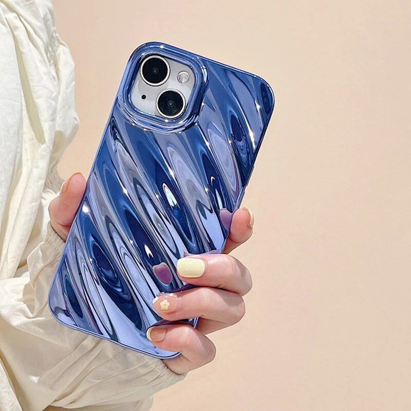 Protective Apple iPhone Back Cover - 3D Glossy Textured iPhone Soft Case - Style 7