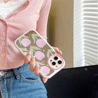 Protective Apple iPhone Back Cover - Tulip Mirror iPhone Silicone Soft Case - Style 3