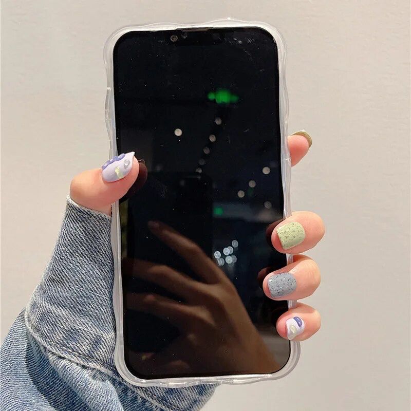 Protective Apple iPhone Back Cover - Pink Laser Floral Flowers Holographic iPhone Soft Silicone Case - Style 2