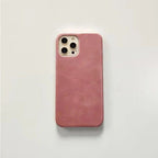 Protective Apple iPhone Back Cover - New Luxury Leather Metal Initial Soft iPhone Case - Style 5