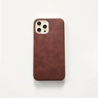 Protective Apple iPhone Back Cover - New Luxury Leather Metal Initial Soft iPhone Case - Style 6