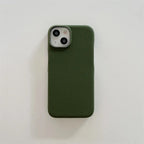 Protective Apple iPhone Back Cover - Luxury Leather Matte iPhone Protective Case - Style 11