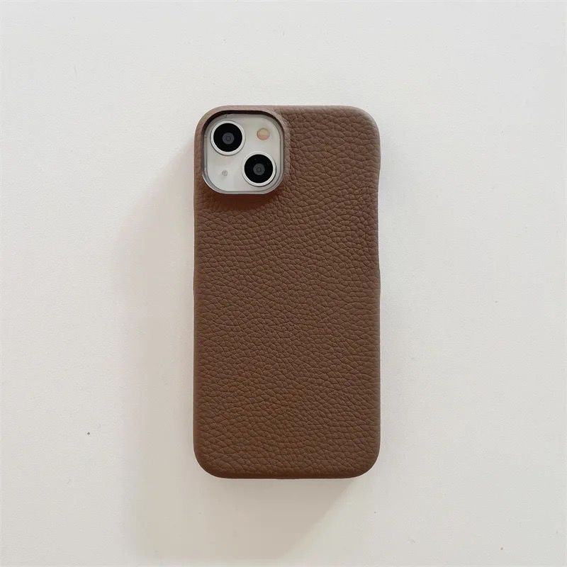 Protective Apple iPhone Back Cover - Luxury Leather Matte iPhone Protective Case - Style 10