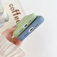 Armor Shockproof Textured Weave Matte iPhone Soft Silicone Case