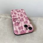 Protective Apple iPhone Back Cover - Pink Good Leopard Textured iPhone Soft Silicone Case - Style 2