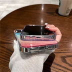 Protective Apple iPhone Back Cover - Luxury Gradient High Quality Transparent Glitter iPhone Case - Style 4