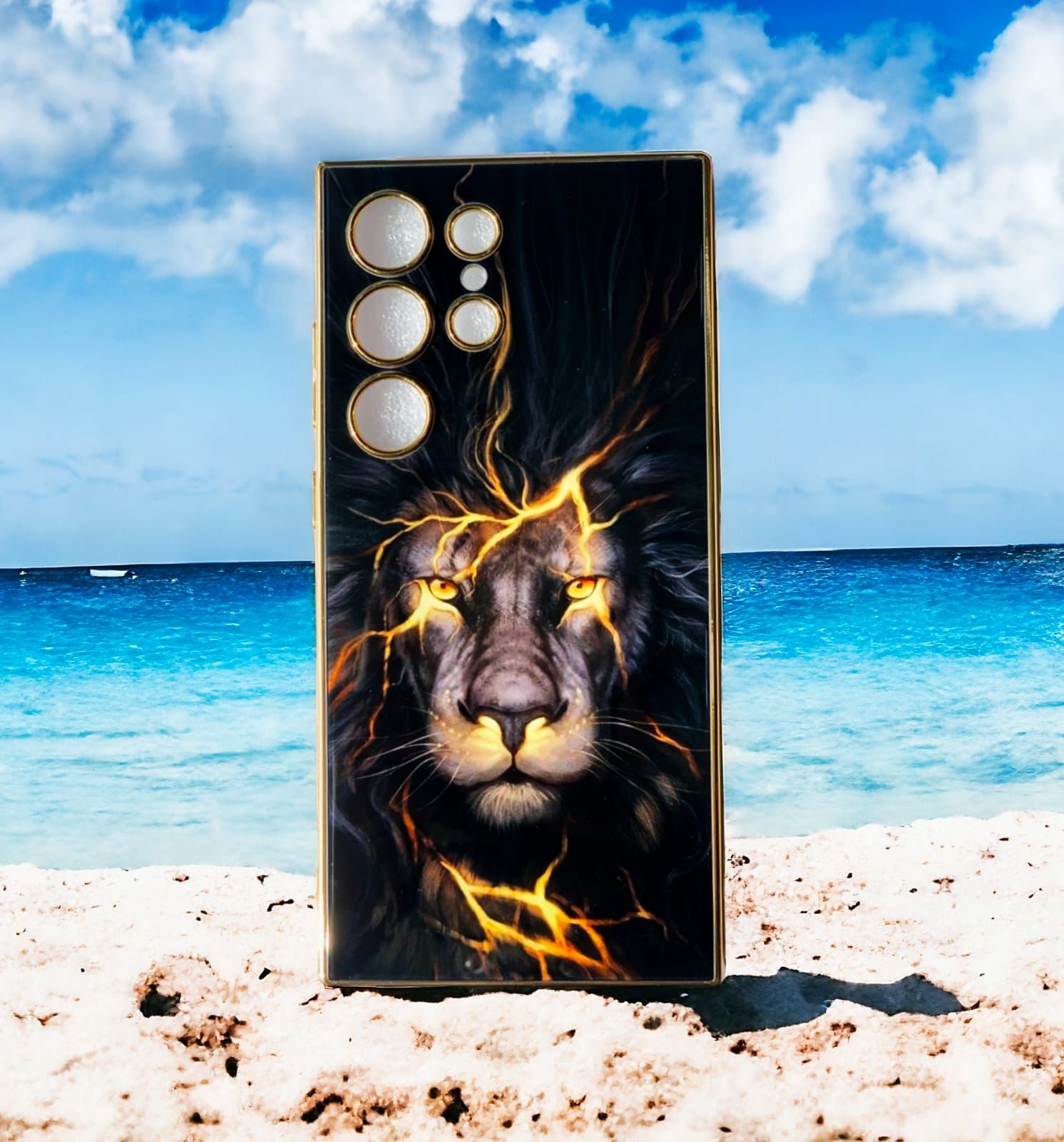 Samsung Galaxy S24 Ultra Original GKK Loin Glass Case Mobile Case by CoverMeUp - Style 2