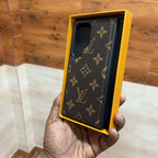 Samsung Galaxy S24 Ultra Louis Vuitton LV Leather Case - Brown Mobile Case by CoverMeUp - Style 5
