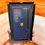 Samsung Galaxy S24 Ultra Ferrari Logo SF Case - Blue Mobile Case by CoverMeUp