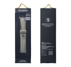 iWatch Genuine Santa Barbara Polo Leather Magnetic Buckle Strap for 42/44/45/49 mm - Grey Mobile Case by CoverMeUp - Style 2