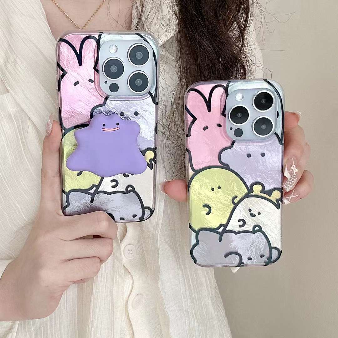 Ghost Pop Socket Case for iPhone