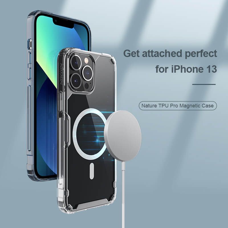 Premium Transparent MagSafe-Compatible iPhone 14 Case | Slim Hybrid TPU + PC Cover