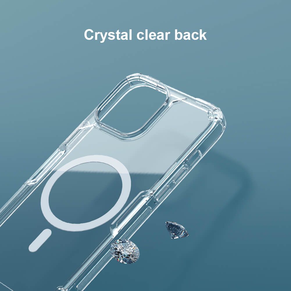 Premium Transparent MagSafe-Compatible iPhone 14 Case | Slim Hybrid TPU + PC Cover