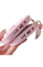 Cute Lucky Kitty-Inspired 3D Cartoon Shockproof Silicone Case – Soft Protective Cover Mobile Case by CoverMeUp - Style 4