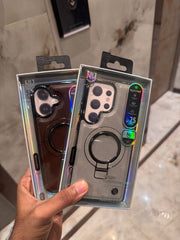 NY NEW LEATHER Case WITH STAND