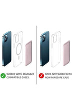 Protective Apple iPhone Back Cover - Magnetic Phone Vegan Leather Wallet - Slim Cards Holder Designed for MagSafe Compatible with iPhone - Style 8