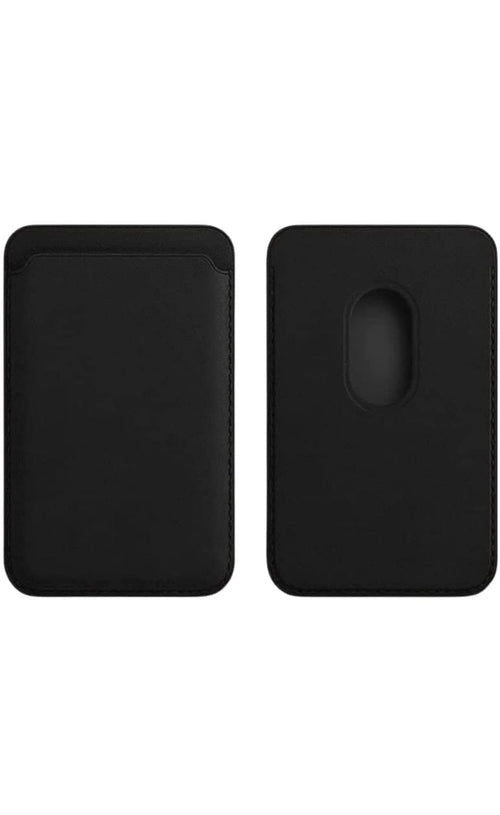 Protective Apple iPhone Back Cover - Magnetic Phone Vegan Leather Wallet - Slim Cards Holder Designed for MagSafe Compatible with iPhone