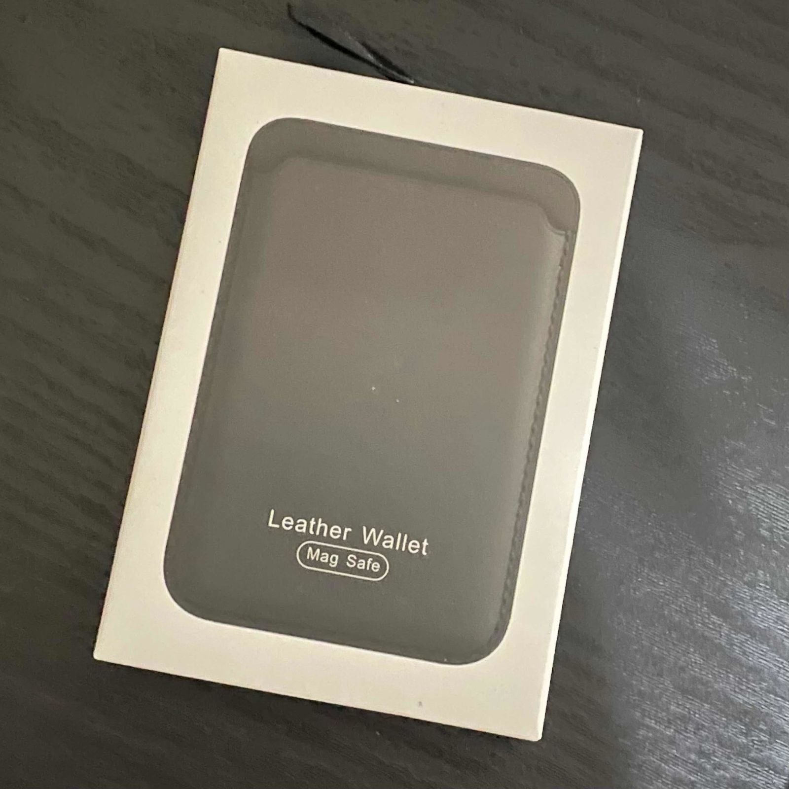 Magnetic Phone Vegan Leather Wallet - Slim Cards Holder Designed for MagSafe Compatible with iPhone