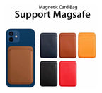 Protective Apple iPhone Back Cover - Magnetic Phone Vegan Leather Wallet - Slim Cards Holder Designed for MagSafe Compatible with iPhone - Style 2