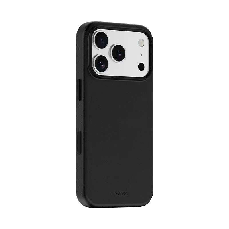 BENKS Vita Pro Series Genuine PU Leather Case for iPhone 17 Pro Max / 18 Pro Max (BLACK)