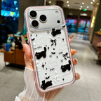 Printed Soft TPU Edge Dual Layer Back Hard case for iPhone