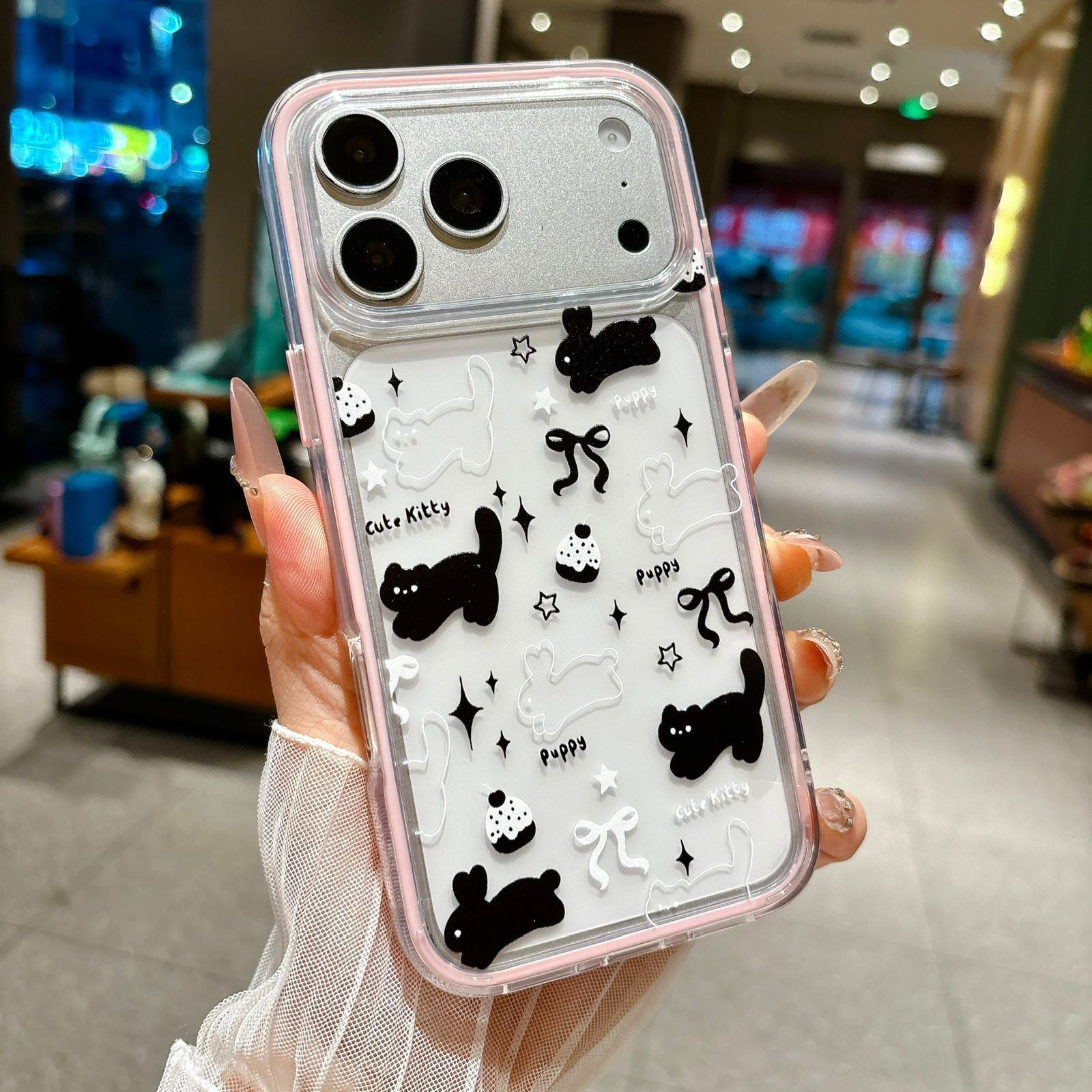 Printed Soft TPU Edge Dual Layer Back Hard case for iPhone