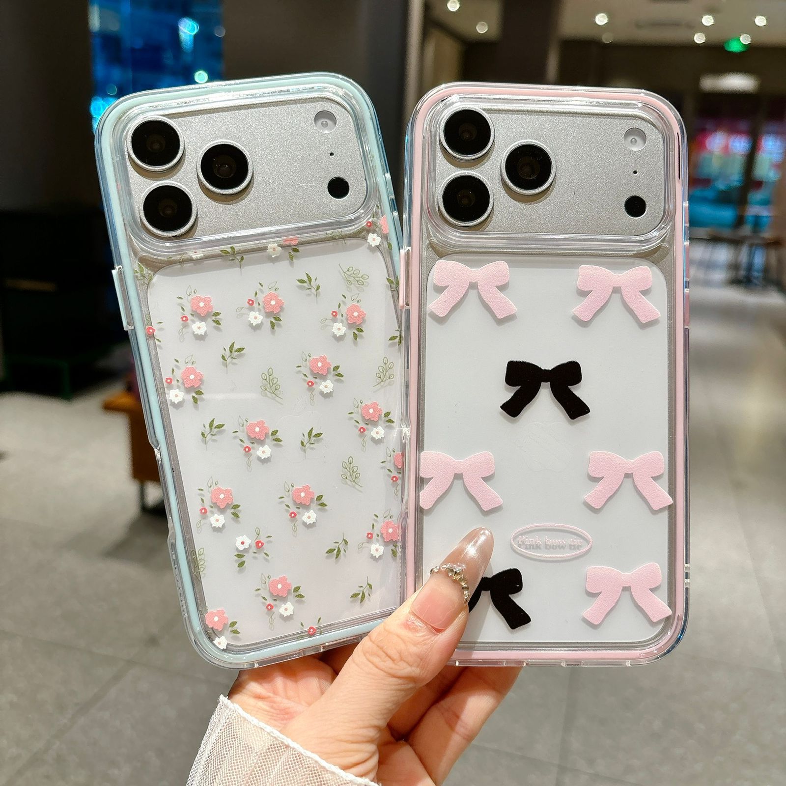 Printed Soft TPU Edge Dual Layer Back Hard case for iPhone