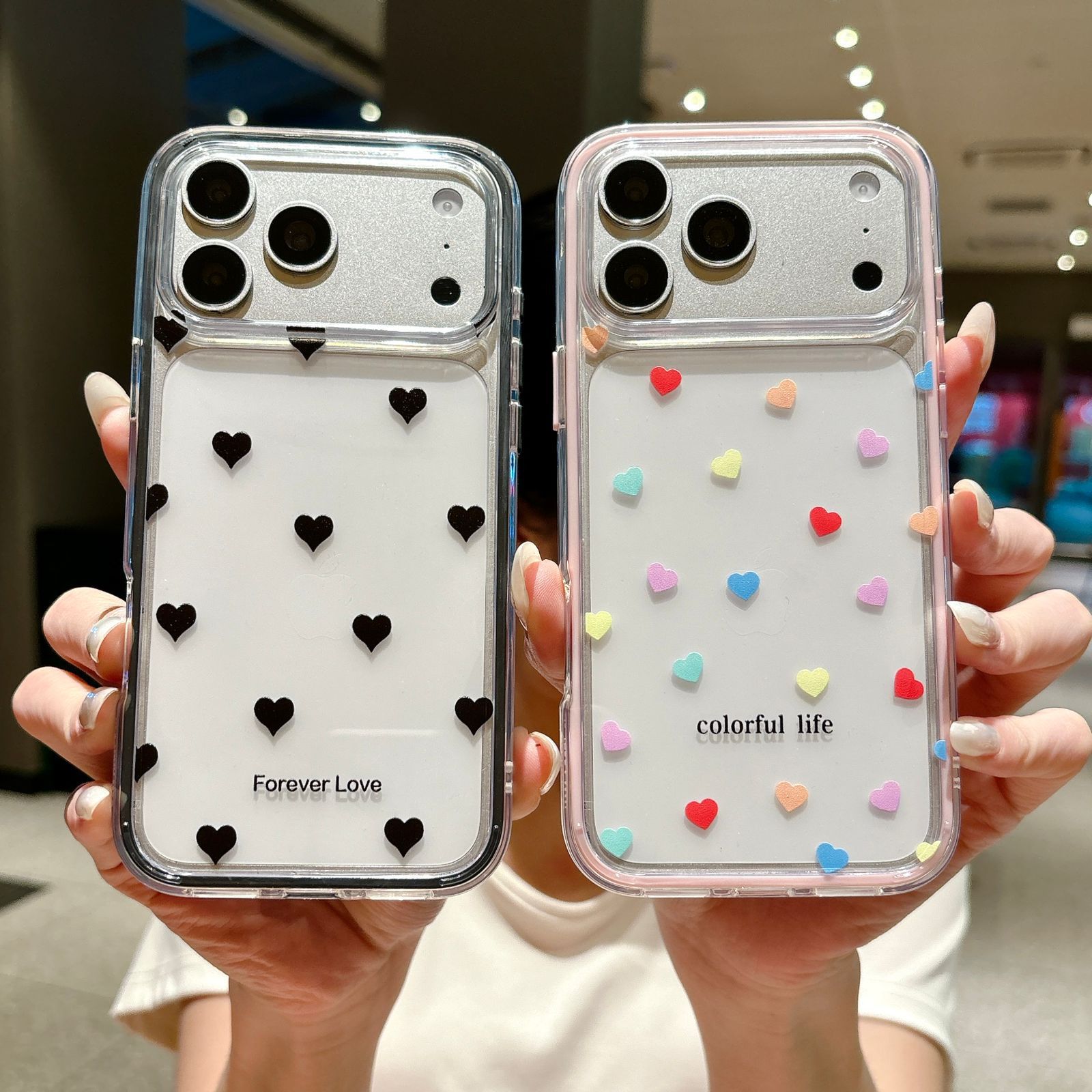 Printed Soft TPU Edge Dual Layer Back Hard case for iPhone