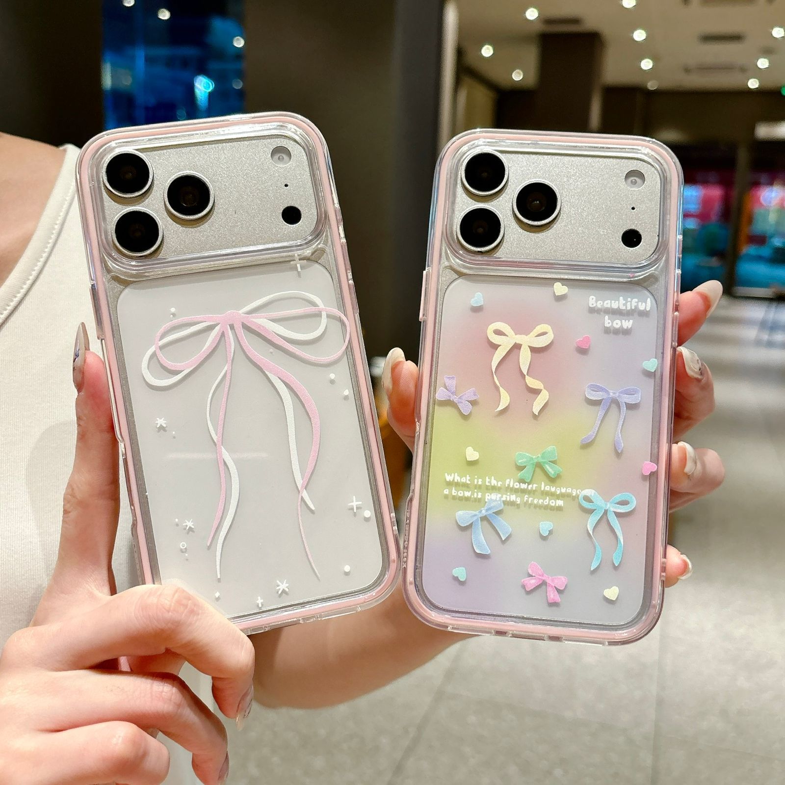 Printed Soft TPU Edge Dual Layer Back Hard case for iPhone