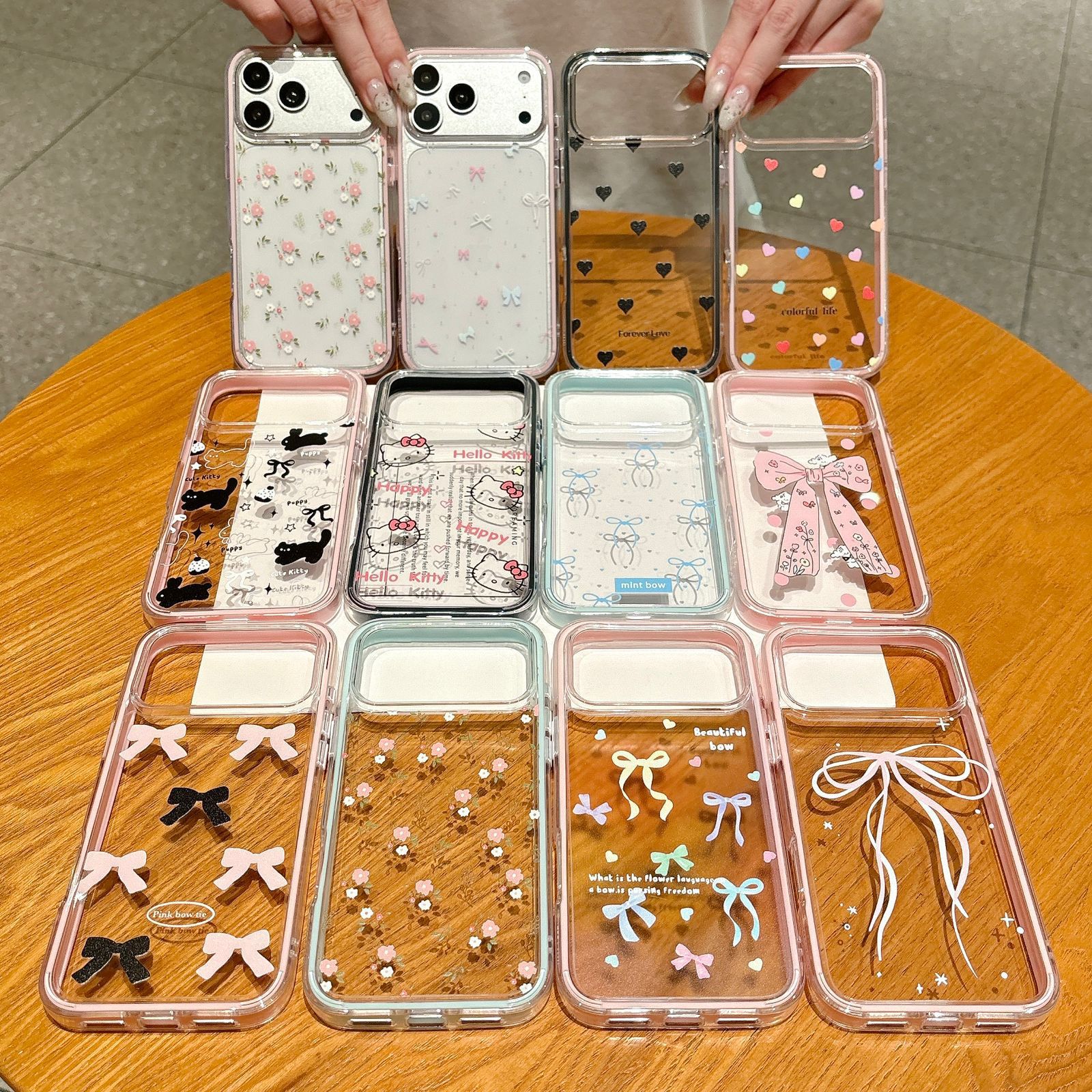 Printed Soft TPU Edge Dual Layer Back Hard case for iPhone