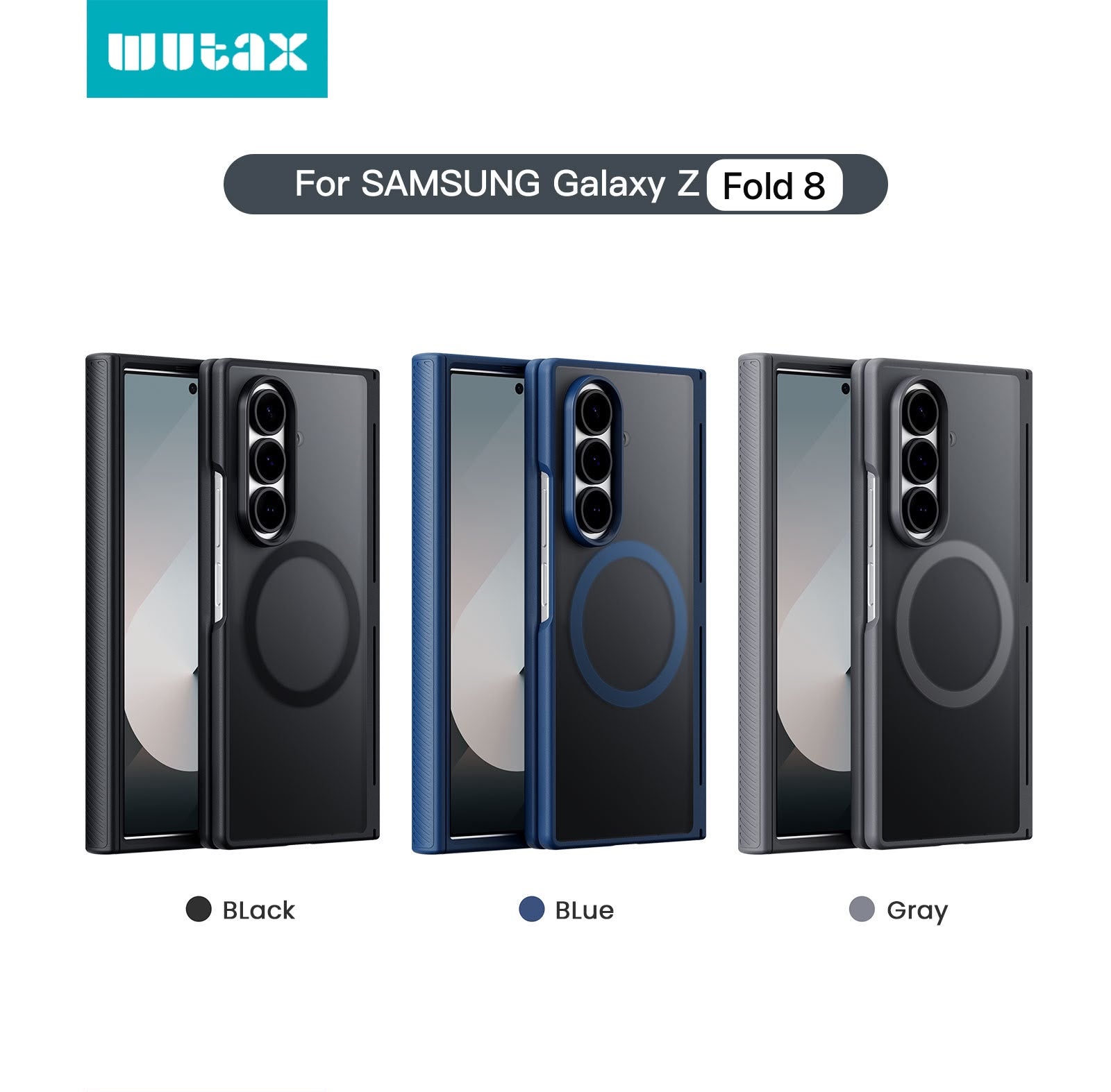 Wutax Matt Magsafe Case for Samsung Galaxy Z Series 8