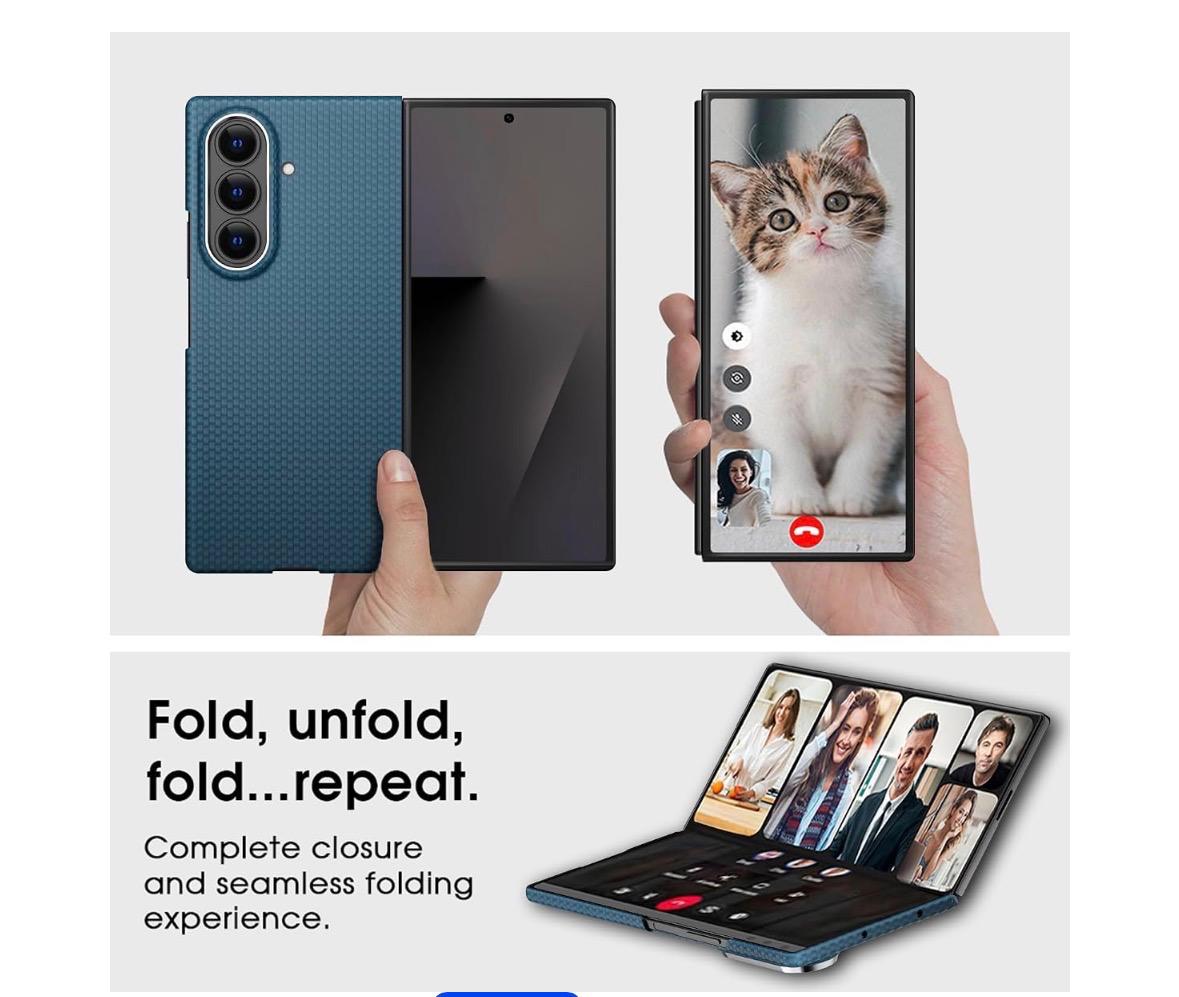 X LEVEL Carbon Case with Magsafe for Samsung Galaxy Z Fold 8 Series